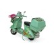 Dekoratif Metal Scooter Sepetli
