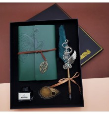 Mürekkepli Divit Kalem Ve Defter Set