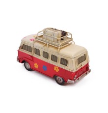 Dekoratif Metal Minibüs Çerçeveli ve Kumbaralı