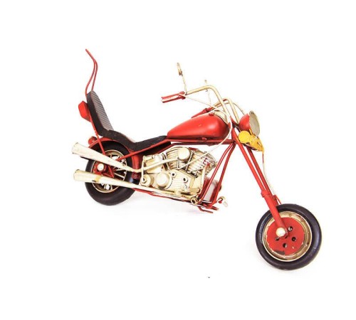 Dekoratif Metal Motosiklet Vintage Biblo Ev Ofis Hediyelik