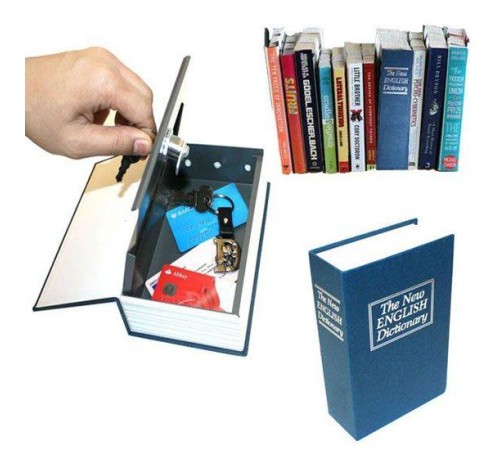 Kitap Görünümlü Gizli Kasa Kumbara Dekoratif Hediyelik
