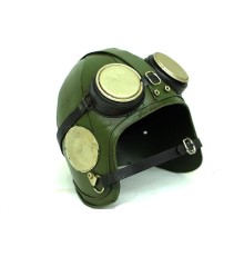 Dekoratif Metal Pilot Kaskı Biblo Vintage Ev Ofis Hediyelik