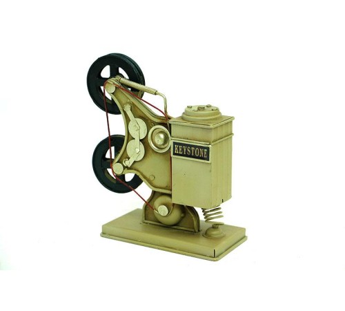 Dekoratif Metal Sinemaskop Biblo Vintage Ev Ofis Hediyelik