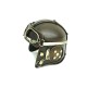 Dekoratif Metal Pilot Kaskı Biblo Vintage Dekoratif Hediyelik