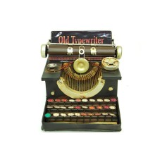 Dekoratif Metal Daktilo Biblo Vintage Hediyelik