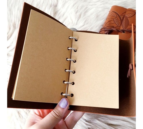 Küçük Boy Retro Deri Defter Dekoratif Hediyelik