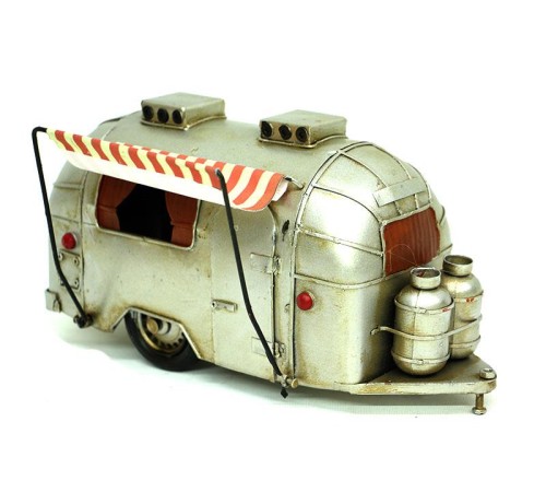 Dekoratif Metal Karavan Tenteli Vintage Hediyelik