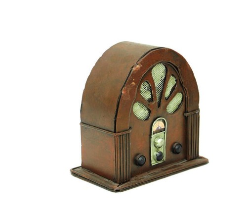 Radyo Kumbara Vintage El Yapımı Dekoratif Hediyelik