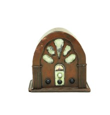 Radyo Kumbara Vintage El Yapımı Dekoratif Hediyelik