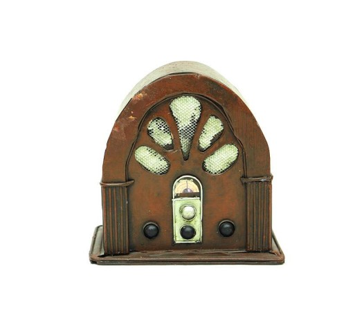 Radyo Kumbara Vintage El Yapımı Dekoratif Hediyelik