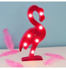 Led Işıklı Flamingo Gece Lambası Dekoratif Aydınlatma