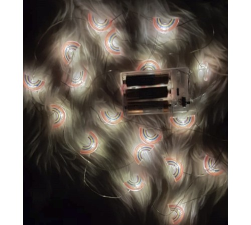 Led Işıklı Gökkuşağı Dekoratif Işıklı İp Led Aydınlatma