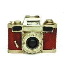 Dekoratif Metal Fotoğraf Makinesi Obje Biblo Vintage Hediyelik
