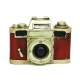Dekoratif Metal Fotoğraf Makinesi Obje Biblo Vintage Hediyelik