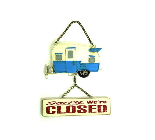Dekoratif Metal Kapı Yazısı Karavan Vintage Dekoratif Hediyelik