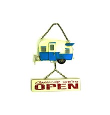 Dekoratif Metal Kapı Yazısı Karavan Vintage Dekoratif Hediyelik