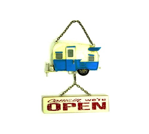 Dekoratif Metal Kapı Yazısı Karavan Vintage Dekoratif Hediyelik