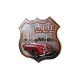 Dekoratif 3D Motel &Kırmızı Chevrolet Temalı Duvar Panosu
