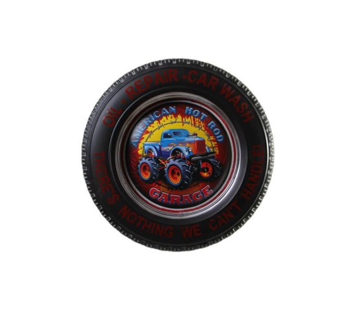 Dekoratif Araba Tekerleği 4x4 Temalı Led Işıklı Vintage Hediyelik