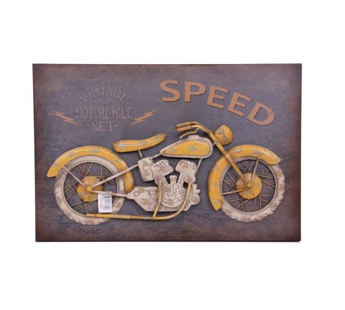Motorsiklet Tablo Pano Vintage Dekoratif Ev Ofis Hediyelik