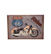 Motorsiklet Tablo Pano Vintage Dekoratif Ev Ofis Hediyelik