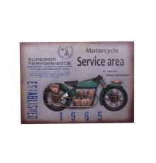 Motorsiklet Tablo Pano Vintage Dekoratif Ev Ofis Hediyelik