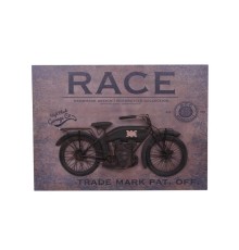 Motorsiklet Tablo Pano Dekoratif Vintage Ev Ofis Hediyelik