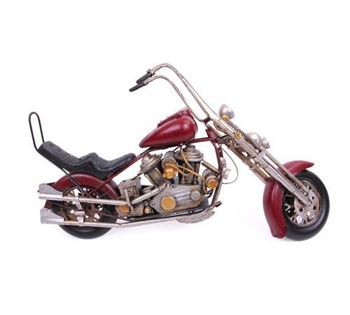Dekoratif Metal Motosiklet Biblo Dekoratif Hediyelik