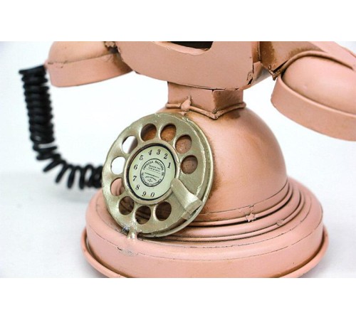 Dekoratif Metal Telefon Biblo Dekoratif Hediyelik