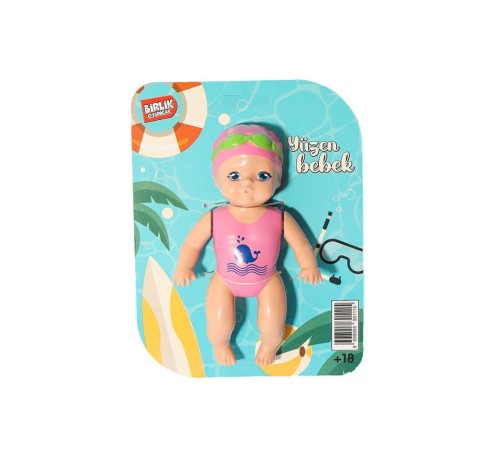 URT031-001  Kartela Yüzen Bebek -