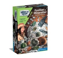 64336 Bilim ve Oyun - Fosiller ve Mineraller Kazı Seti