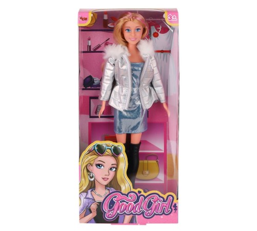 WG-66770 Parlak Elbiseli Ceketli Bebek 29 cm -Vardem