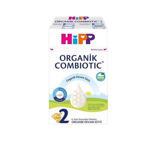 2 Organik Combiotic Bebek Sütü 600 Gr