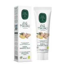 Doğal Diş Macunu 90 Gr Zencefil Özlü
