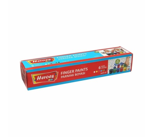 ERN-710 Heroes Color 6lı Parmak Boya - Eren Oyuncak