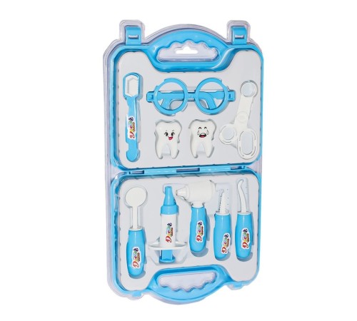 ERN-2040 Çantalı Mavi Dişçi Seti -Heroes Toys