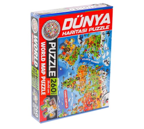 7375 Dünya Kültür Haritası Puzzle -