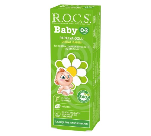 .Baby Diş Macunu 0-3 Yaş 35 ml Papatya