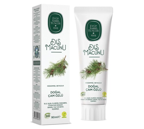 Doğal Diş Macunu 90 Gr Çam Özlü