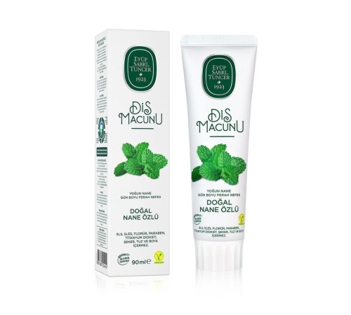 Doğal Diş Macunu 90 Gr Nane Özlü