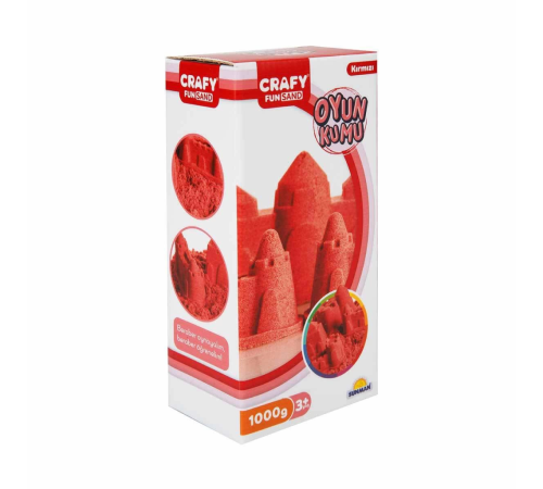 Fun Dough Kinetik Kum 1000 g Kırmızı