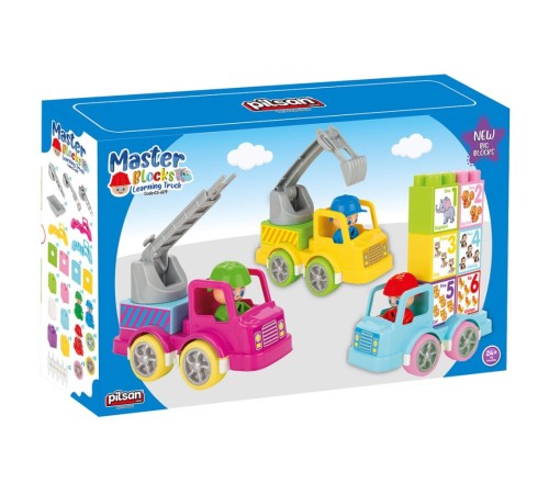 03 609 Master Bloklar Eğitici Kamyon - Oyuncak