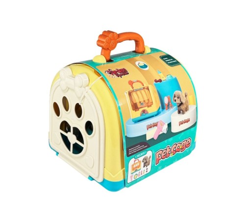 JND-3615 Taşıma Çantalı Hareketli Pilli Köpek Set (Pet Shop) -Vardem Oyuncak