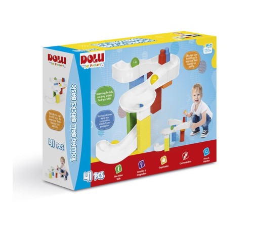 5162 Eğitici Top Yuvarlama Blokları -Dolu Oyuncak