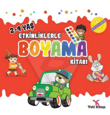 Etkinliklerle Boyama Kitabı 2-4 Yaş