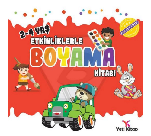 Etkinliklerle Boyama Kitabı 2-4 Yaş