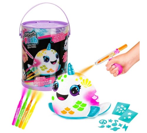 45523 Airbrush Peluş Neon Boyama Seti -