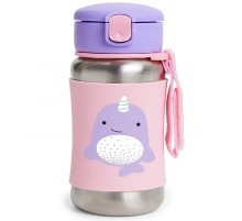 Zoo Pipetli Pmaz Çelik Suluk 350 ml Narwhal