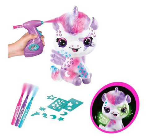 Airbrush Peluş Karanlıkta Parlayan Sihirli Unicorn