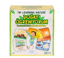 CAEGT-5053 Doğayı Öğreniyorum Eğitici Oyun Kartları -